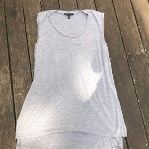 Sleeveless gray shirt from Kenneth Cole